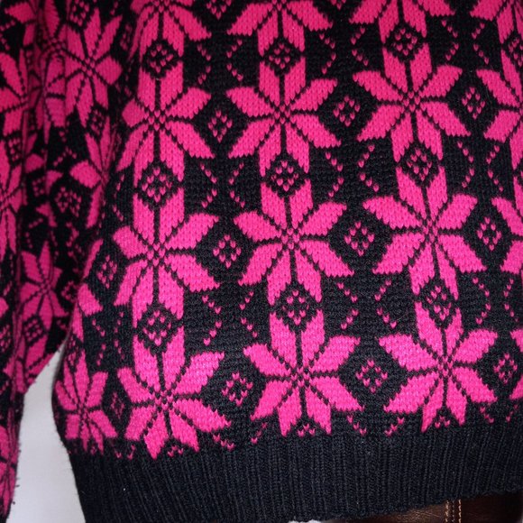 crew-neck acrylic sweater from 1980s - Picture 7 of 13